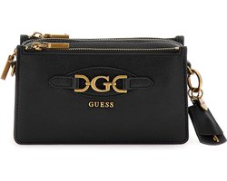 Guess Malva Status Crossbody Dames Tas - Zwart - One Size