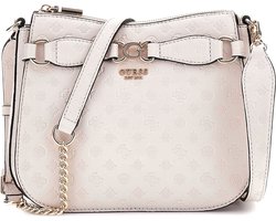 Guess Medium Crossbodytas / Schoudertas Dames - Arlena Logo - Logo Print - Taupe