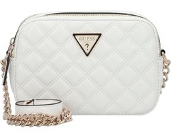 GUESS Schoudertas Giully Camera Bag White Wit