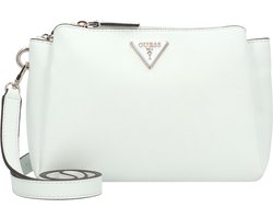 GUESS Schoudertas Noelle Tri Compartment Crossbody Bag White Wit