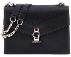 GUESS Schoudertas Schoudertas Jorah Convertible Xbody Flap Black Zwart