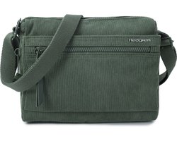 Hedgren Schoudertas Schoudertas Inner City Eye Shoulder Bag RFID Corduroy Duck Green Donkergroen