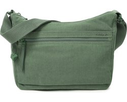 Hedgren Schoudertas Schoudertas Inner City Harper's S Shoulder Bag RFID S Corduroy Duck Green Donkergroen