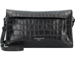 LIEBESKIND BERLIN Schoudertas Schoudertas Lora Croco Shoulderbag Black Zwart