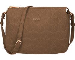 Liu Jo Medium Crossbodytas / Schoudertas Dames - Caliwen - Logo Print - Bruin