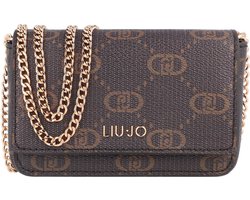 LIU JO Schoudertas Caliwen Crossbody Bag Mocha Donkerbruin