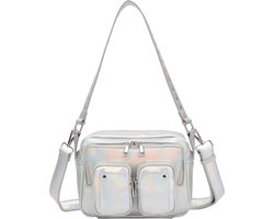 Nunoo Kleine Crossbodytas / Schoudertas Dames - Ellie Recycled Cool - Zilver