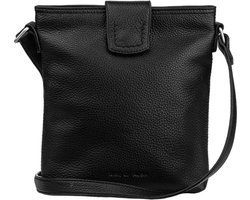 Rise of Rosa Kleine Crossbodytas / Schoudertas Dames - Leer - Zebble - Zwart