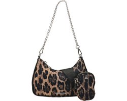 Steve Madden Kleine Crossbodytas / Schoudertas Dames - rPet - Bvital - Panterprint - Print