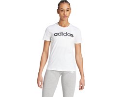 adidas Sportswear LOUNGEWEAR Essentials Slim Logo T-shirt - Dames - Wit- M