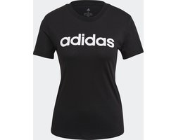 adidas Sportswear LOUNGEWEAR Essentials Slim Logo T-shirt - Dames - Zwart- L