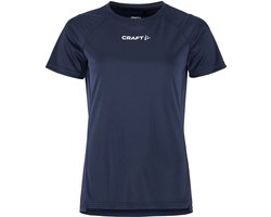 Craft Rush 2.0 Running T-Shirt Dames - Marine | Maat: M