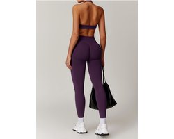 MKBM Serenity Scrunch Legging Berry - Maat: L