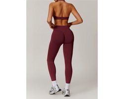 MKBM Serenity Scrunch Legging Cherry - Maat: M