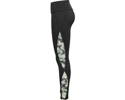 ONPJAM 2 BLUELIFE - SPORT - LEGGING - TELEFOONZAK - ZWART - GEKLEURDE BAAN - LANG - DAMES - MAAT M -