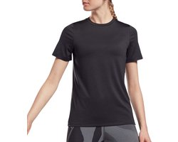 Reebok ID TRAIN SPEEDWICK TEE Zwart Dames Sportshirt - Zwart - Maat L