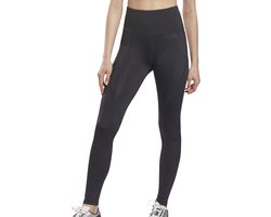 Reebok PP HIGH RISE TIGHT Dames Sportlegging - Zwart - Maat L