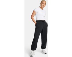 Ua Icon Fleece Oversized Women Pant-Blk Size : LG