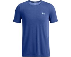 Under Armour Vanish Seamless Sportshirt Heren Blauw M