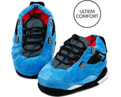 AC EasyWay® - Sneaker Sloffen - Blauw - Zwart - One Size - Fits All - Unisex - Jordan Stijl - Yeezy Stijl - Sloffen - Pantoffels