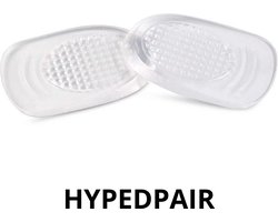 Antislip Hielkussens | Hiel Pads | Gel | Gel heel pads | Maat 35-40 | Doorzichtig | Antislip | Comfort | 1 set | Schoenen | Hakken | Hielkussens | Unisex