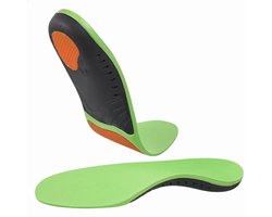 Bracefox® Premium Inlegzolen 'ErgoSole' | Inlegzool tegen Hielspoor en Fasciitis Plantaris | Platvoeten | Man & Vrouw | maat M (42-44)