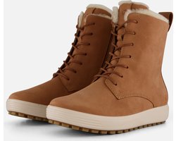 Ecco Soft 7 Tred dames veterboot - Camel - Maat 40