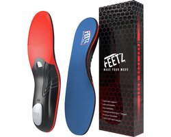 Feetz® 'ProSole' Hielspoor Zooltjes - Medische Inlegzolen voor Hielspoor, Fasciitis Plantaris & Platvoeten - Man & Vrouw - Ontworpen door Podotherapeuten - Maat 37-38