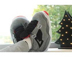 Footzynederland®J4 Grey shadow - Sneaker sloffen - nike stijl - One size fits all - Pantoffels - jordan