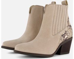 Gabor Cowboylaarzen beige Suede - Dames - Maat 40