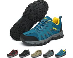 Geweo Wandelschoenen Dames Waterdicht - Outdoorschoenen Heren Waterproof- Outdoor Antislip Outdoorschoenen Unisex - Extra Comfort - Blauw - Maat 45