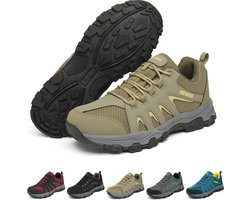 Geweo Wandelschoenen Dames Waterdicht - Outdoorschoenen Heren Waterproof- Outdoor Antislip Outdoorschoenen Unisex - Extra Comfort - Groente - Maat 44