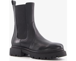 Harper leren dames Chelsea boots zwart - Maat 39