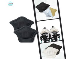 Jinius® - Hielzooltjes - Hielzool - Hielbeschermer - Hielkussen - Sneakerpad - ZWART - 1 Paar - Foam - Voorkom Blaren - Comfort - Extra Stevig - Schoenmaat Universeel