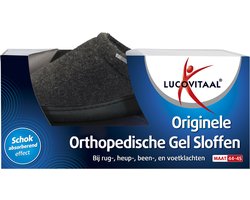 Lucovitaal Orthopedische Sloffen - Zwart - Maat 44/45