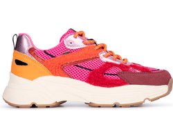 Posh by Poelman AYOKI Dames Sneakers - Roze met combinatie - Maat 39