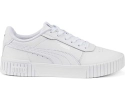 PUMA Carina 2,0 Dames Sneakers - Wit/Zilver - Maat 38