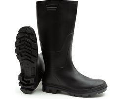 Regenlaarzen Hoog Solemates® - Zwart - Knielaars - Dames & Heren - Maat 40