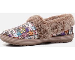 Skechers Bobs Too Cozy - Chic Cat Dames Sloffen - Multicolour - Maat 38