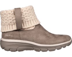 Skechers Easy Going - Cozy Weather Dames Laarzen - Taupe - Maat 39