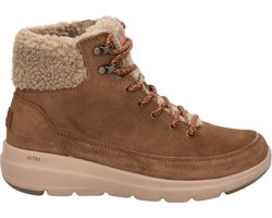 Skechers Glacial Ultra - Woodlands Dames Laarzen - Bruin - Maat 37