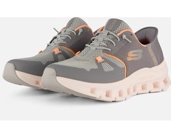 Skechers Glide-Step Pro Dames Instappers - Grijs/Oranje - Maat 38