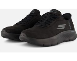 Skechers Go Walk Flex - Mali Dames Instappers - Zwart - Maat 38