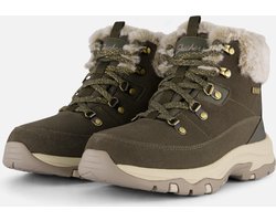 Skechers Trego - Snow Worries Dames Laarzen - Olijfgroen - Maat 39