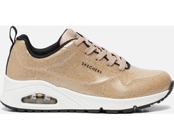 Skechers Uno-Diamond Shatter Dames Sneakers - Goud - Maat 41