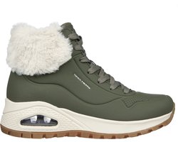 Skechers Uno Rugged - Fall Air Dames Laarzen - Olijfgroen - Maat 39