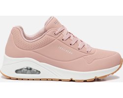 Skechers Uno - Stand On Air Dames Sneakers - Lichtroze - Maat 39