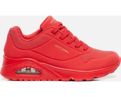 Skechers Uno - Stand On Air Dames Sneakers - Rood - Maat 40