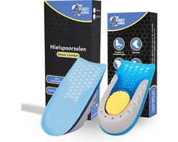 The Night Guard® Hielspoorzolen Shock Comfort - 1.5CM - Hielspoor zooltjes - Inleg zooltjes - Hielspoor - Inlegzolen - Steunzolen - Verhogende Zolen - One Size