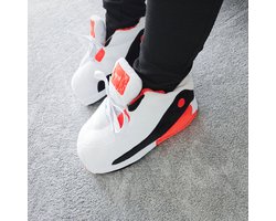 Tryna - Sneaker sloffen - Nike stijl - Nike Air Max 90 'Infrared' - One size fits all - Pantoffels - Anti-Slip Zolen - Unisex - Super Zacht en Comfortabel